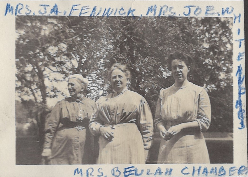 Mrs. James A. Fenwick, Mrs. Josiah White and Mrs. Beulah Chambers.jpg